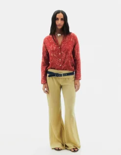 Natura Selection Blusa Dobbi Myssore 147742-RED Discount
