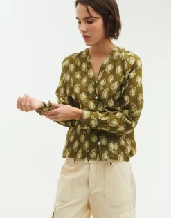 Natura Selection Camisa Cactus 145806-GREEN Sale