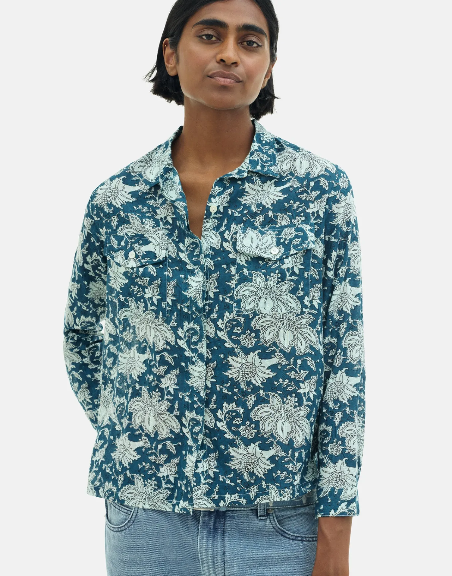 Natura Selection Camisa Dobbi Aninik 149941-BLUE Best