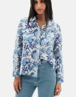 Natura Selection Camisa Dobbi Benares 147740-BLUE Best