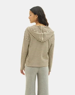 Natura Selection Camiseta Rayas 149790-BEIGE