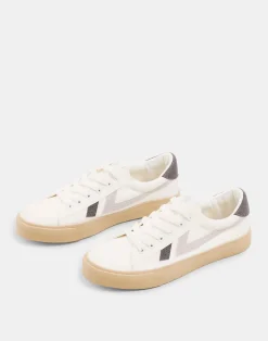 Natura Selection Deportiva Blanca Franjas 147835-GREY Sale