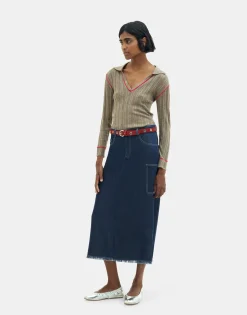 Natura Selection Falda Aneira 149778-NAVYBLUE Discount