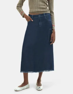 Natura Selection Falda Aneira 149778-NAVYBLUE Discount