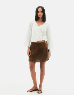 Natura Selection Falda Arabia 147734-BROWN New