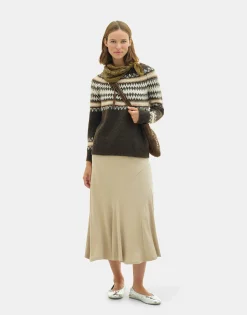 Natura Selection Falda Liuna 149795-BEIGE Discount