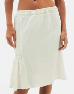 Natura Selection Falda Mali 147733-WHITE Discount