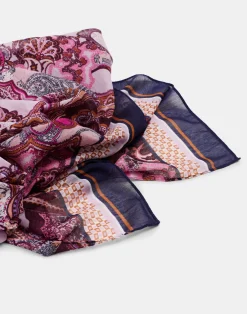 Natura Selection Fular Flor Hindu 150599-MAUVE New