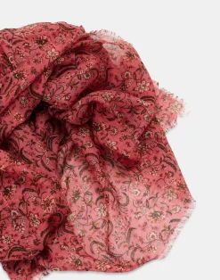 Natura Selection Fular Floral 150511-PINK Sale