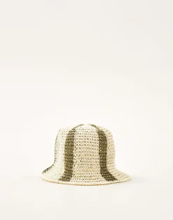 Natura Selection Gorro Bucket Papel Triángulos 145564-GREEN
