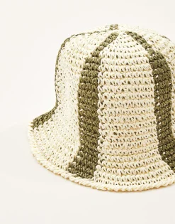 Natura Selection Gorro Bucket Papel Triángulos 145564-GREEN