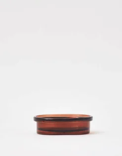 Natura Selection Jabonera Cristal 138399-CARAMEL