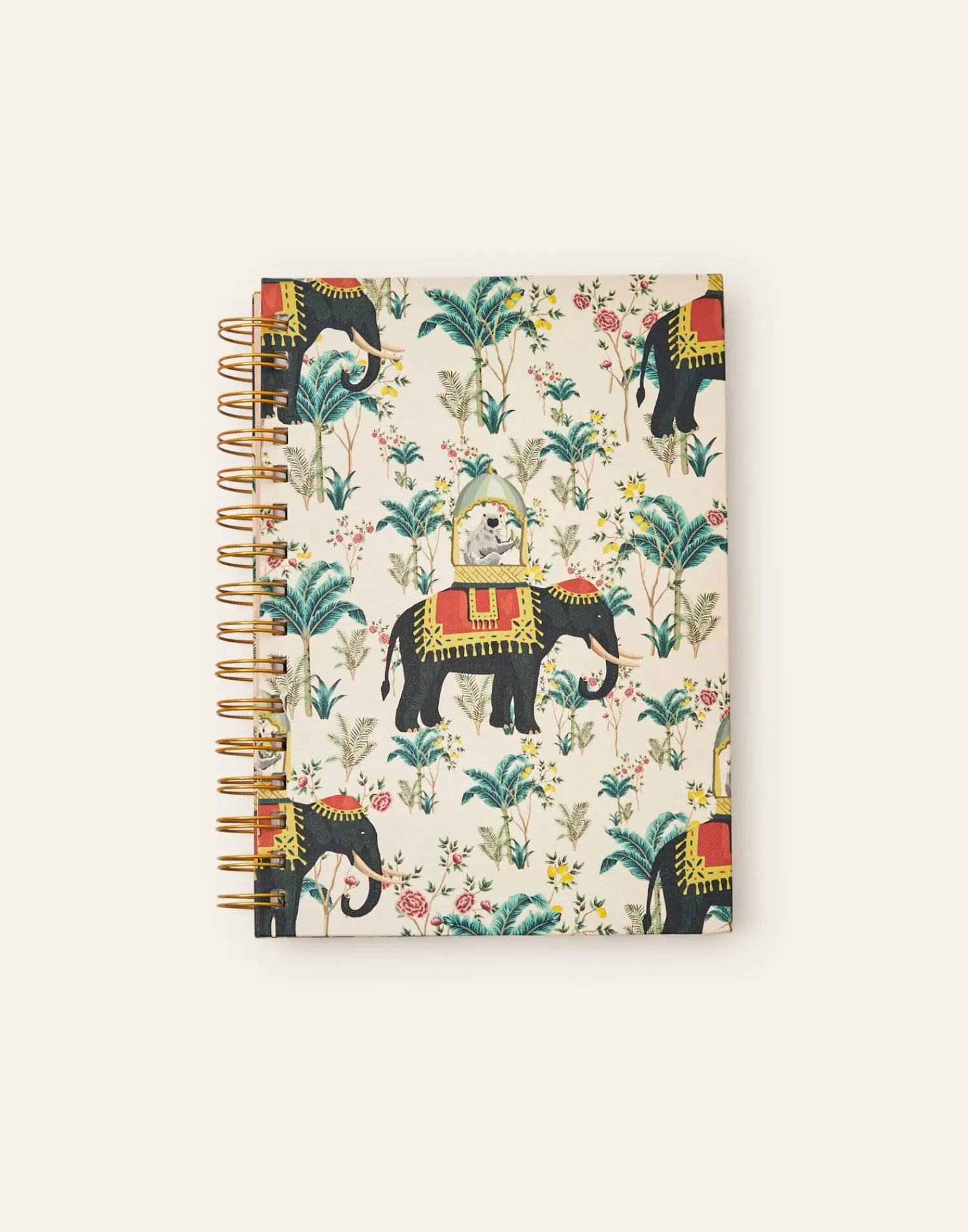 Natura Selection Libreta Espiral Forrada Elephant 145995-ELEFANT