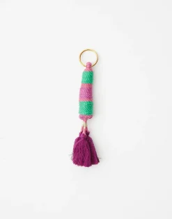 Natura Selection Llavero Cono Y Pompones Hot
