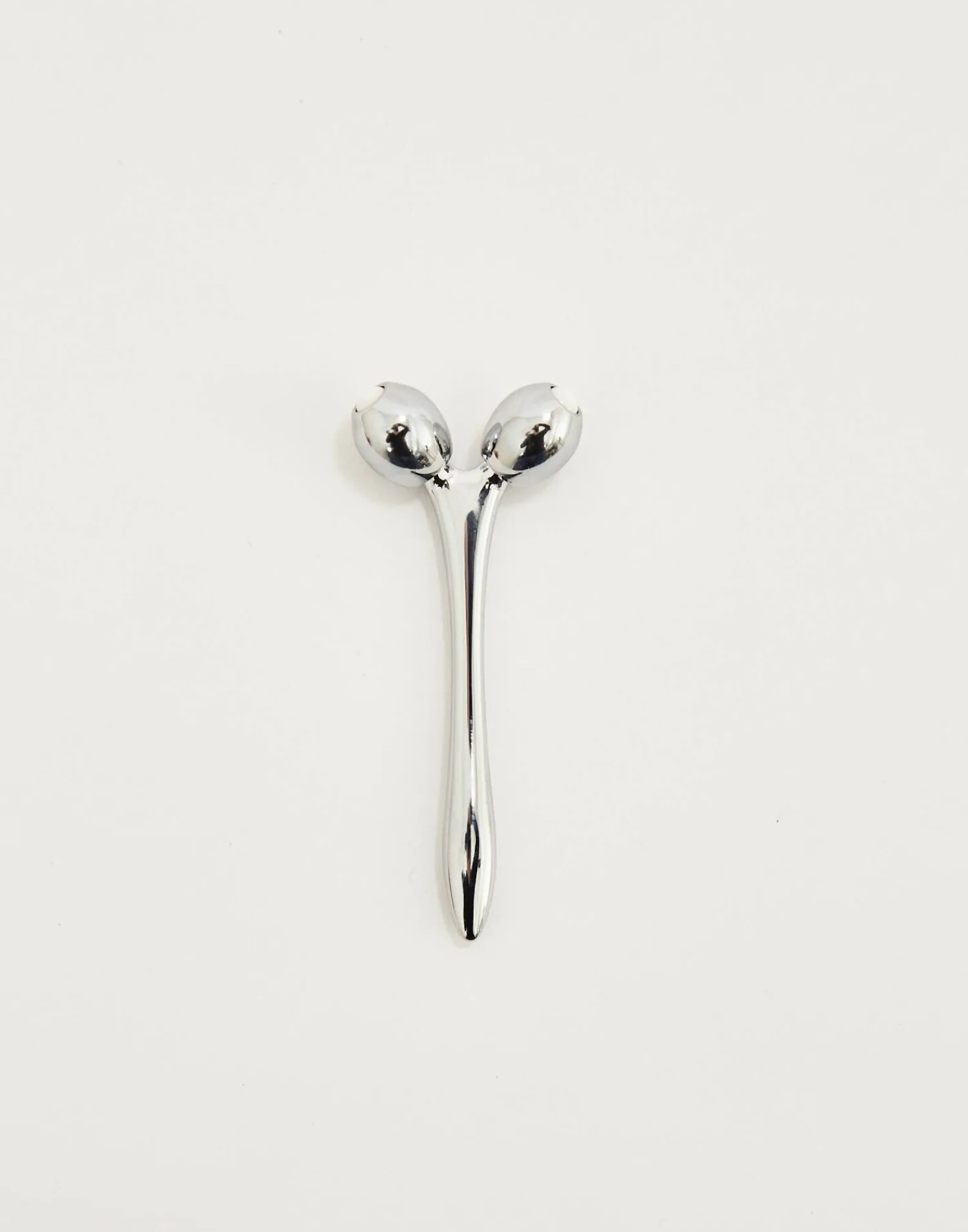 Natura Selection Masajeador Facial Roller Metal 131188-SILVER New