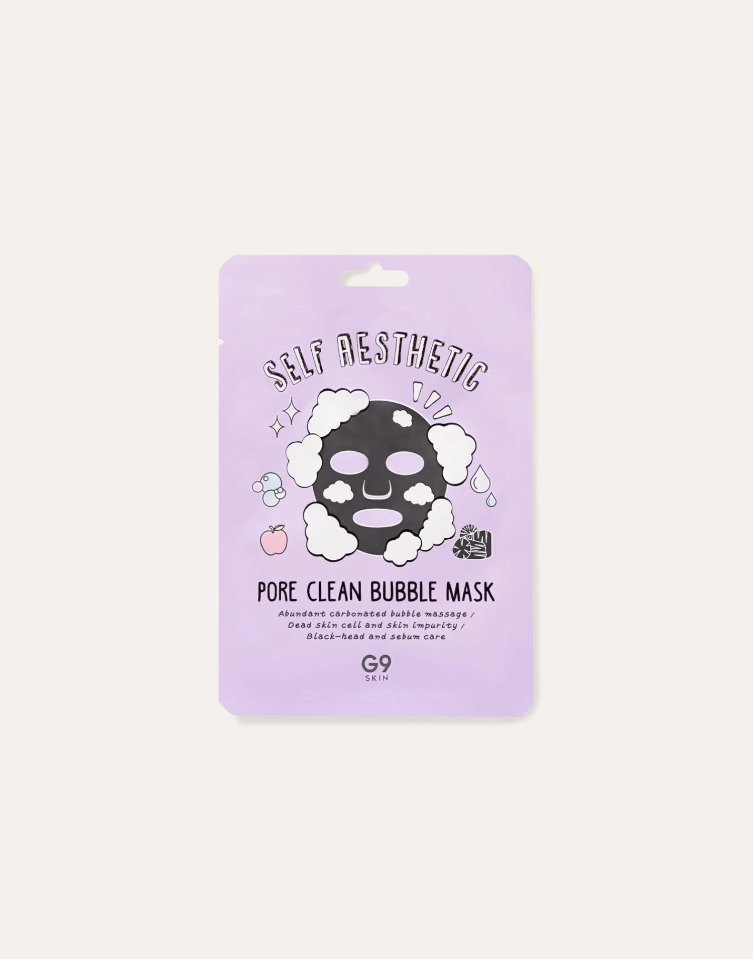 Natura Selection Mascarilla Burbujas 146056-PURPLE Discount