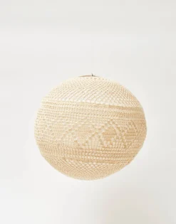 Natura Selection Pantalla Lámpara Macramé 35,5 Cm 135480-BEIGE Best