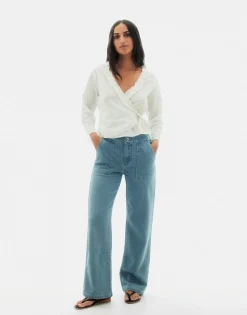 Natura Selection Pantalón Tejano Marla 147823-BLUE Online