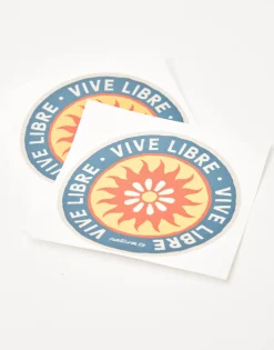 Natura Selection Pegatina Vive Libre Hot
