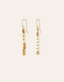 Natura Selection Pendientes Largos Círculos 145820-GOLD Outlet