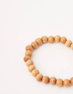 Natura Selection Pulsera Mala Madera 140323-BEIGE Outlet