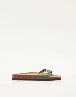Natura Selection Sandalia Pala Ergonómica Denim 145449-KHAKI Clearance