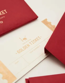 Natura Selection Set 10 Tickets Regalo Con Sobres 131014-RED Discount