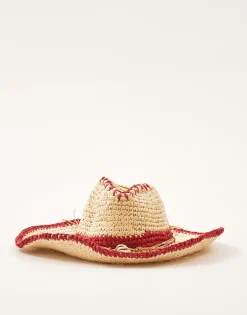 Natura Selection Sombrero Papel Conchitas 145568-RED Best