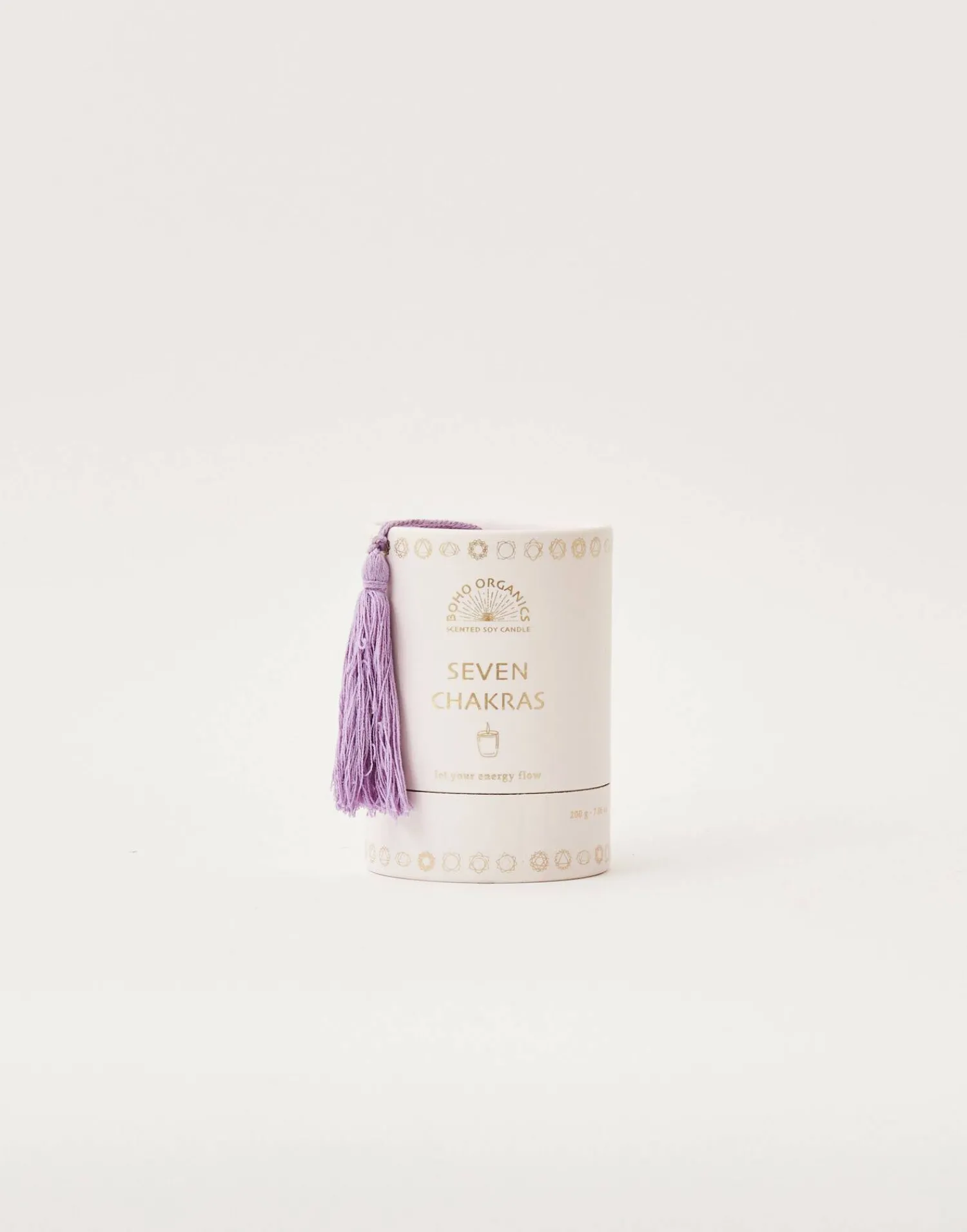 Natura Selection Vela Boho Organics Con Piedra 200gr Outlet