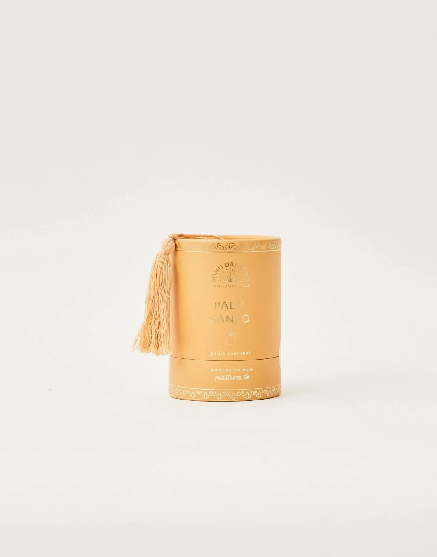 Natura Selection Vela Boho Organics Con Piedra 200gr Outlet