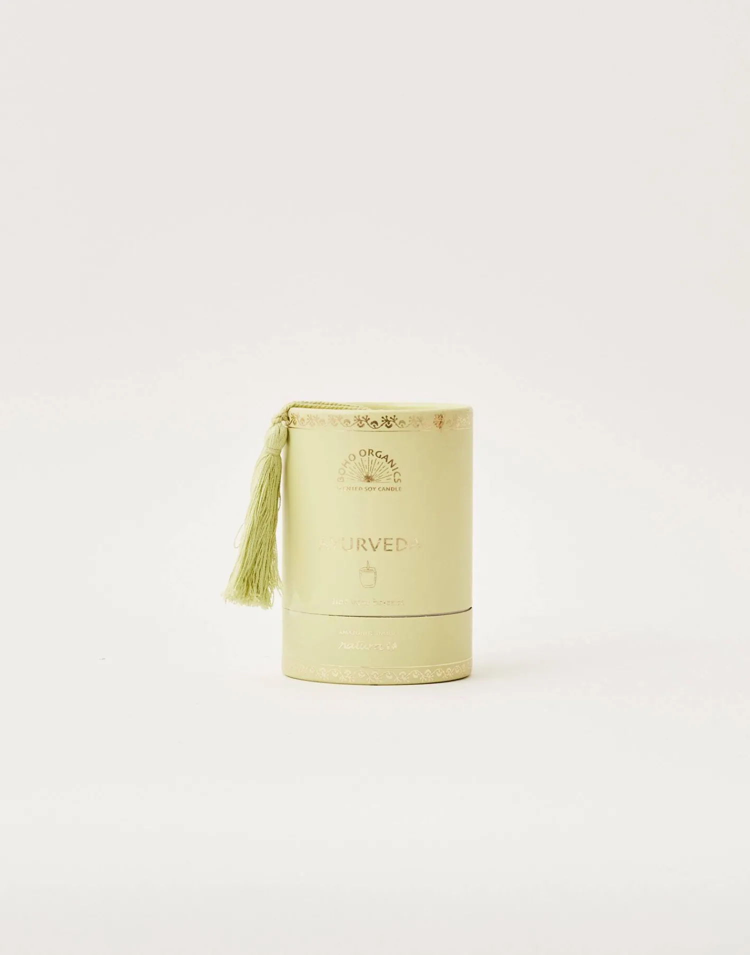 Natura Selection Vela Boho Organics Con Piedra 200gr Outlet