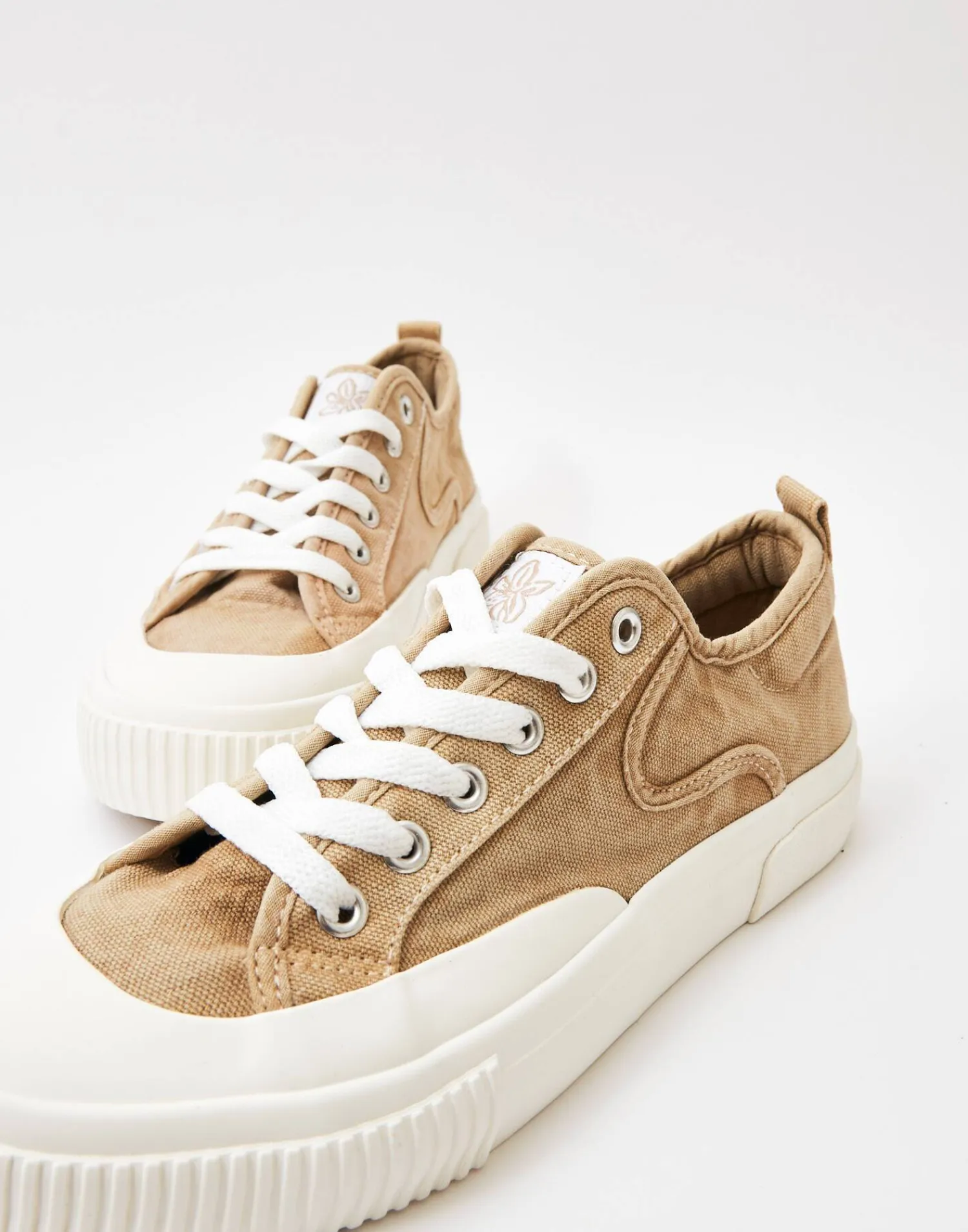 Natura Selection Zapatilla Deportiva Canvas Lavado Discount